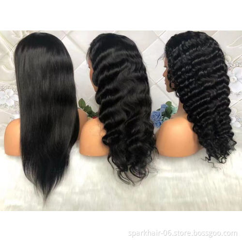 150%180% Density HD Full Lace Colored Human Hair Wigs For Black Women,Wholesale Brazilian Virgin Hair Transparent Lace Front Wig